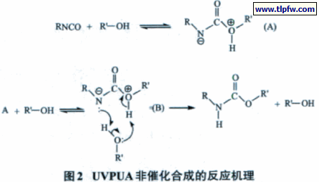 UVPUA非催化合成的反应机理