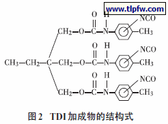 TDI 加成物的结构式