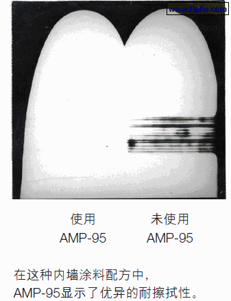 AMP-95的加入可以提高耐擦拭性