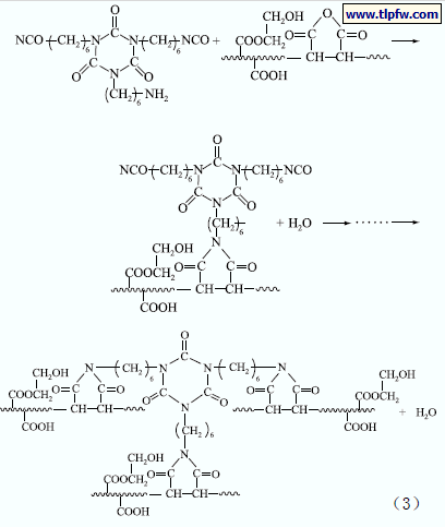 环酸酐羟基丙烯酸树脂清漆固化过程
