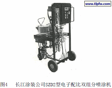 长江涂装公司SZD2型电子配比双组分喷涂机