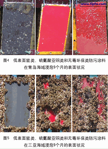 低表面能类、硫氰酸亚铜类和无毒环保类防污涂料