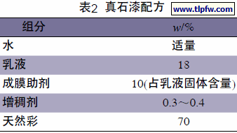 真石漆配方