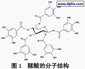 鞣酸的分子结构
