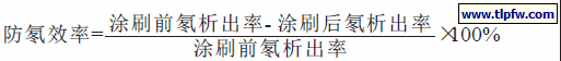防氡效率