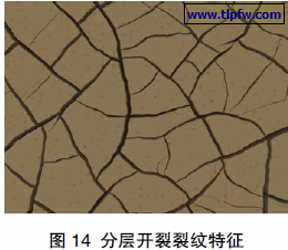 分层开裂裂纹特征
