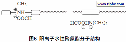 阳离子水性聚氨酯分子结构