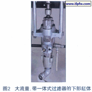 大流量、带一体式过滤器的下部缸体
