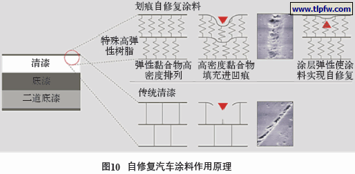 自修复汽车涂料作用原理