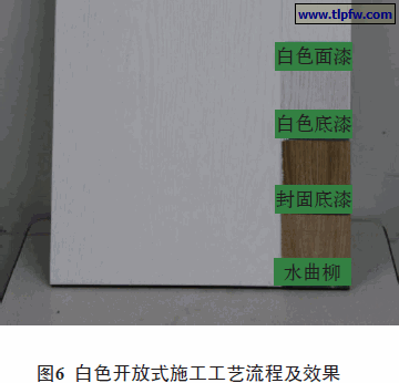 白色开放式施工工艺流程及效果