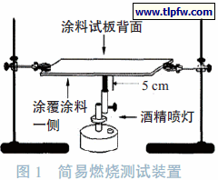 简易燃烧测试装置