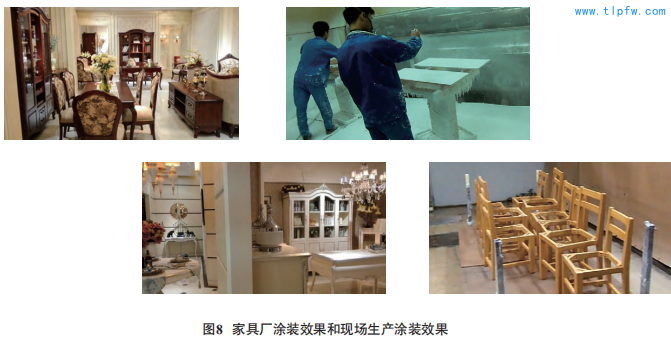 家具厂涂装效果和现场生产涂装效果