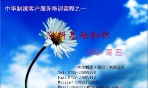 涂料基础知识（中华制漆）