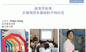 流变学原理在溶剂型木器涂料中的应用