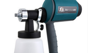 藤原高压电动喷漆枪 乳胶漆喷涂机 控流乳胶油漆喷枪涂料喷漆工具