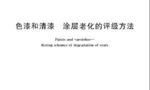 GB/T 1766-2008 色漆和清漆 涂层老化的评级方法