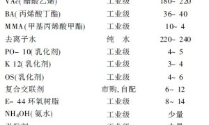 环氧改性乙丙乳液及其乳胶漆的制备