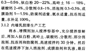 增稠剂在建筑乳胶漆中的应用